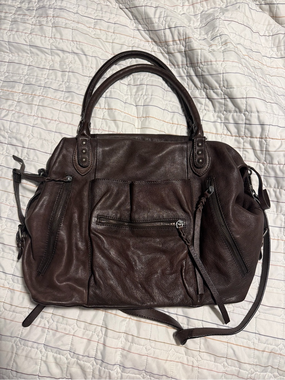 Free People Emerson Tote Bag in Espresso
